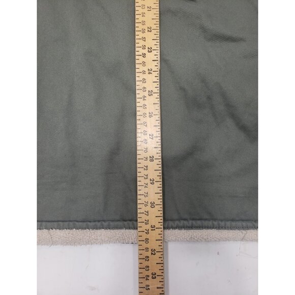 Levi's Shirt Jacket Mens XL Green Sherpa Lined Cotton Button Front Shacket - Picture 11 of 13